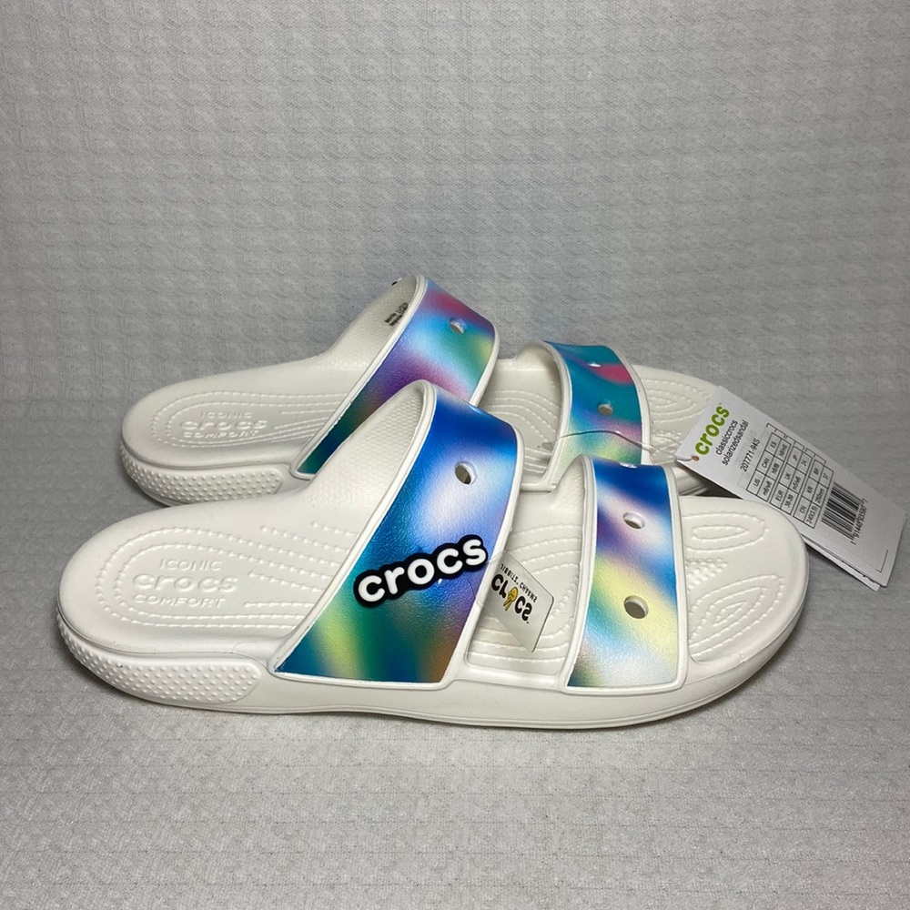 NWT Crocs Solarized Slide Women